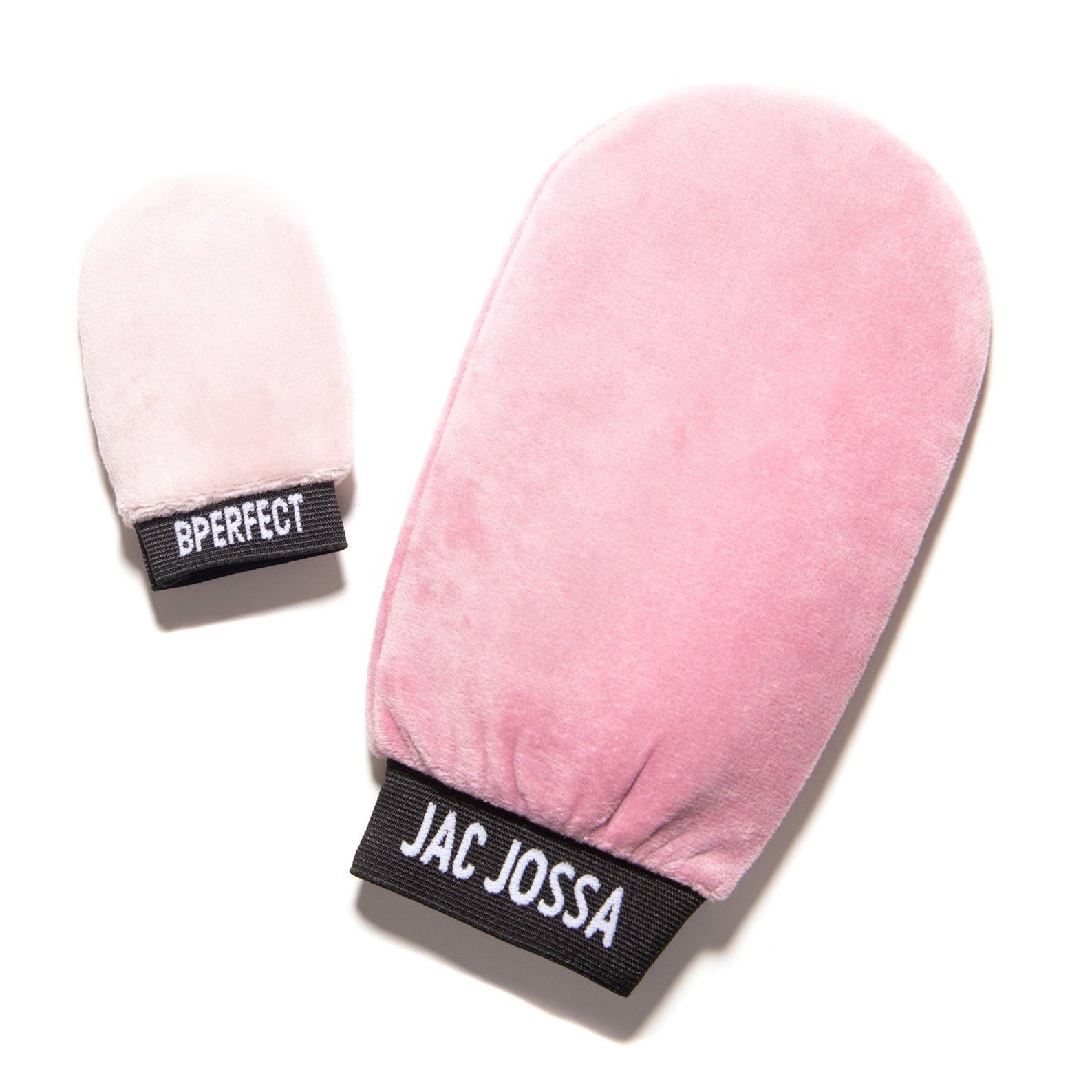 bPerfect X Jac Jossa Duo Tanning Mitt Set, open